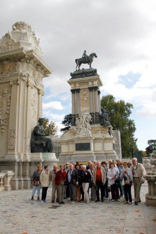 Madrid, Parc du Retiro - Statue équestre de Alfonso XII